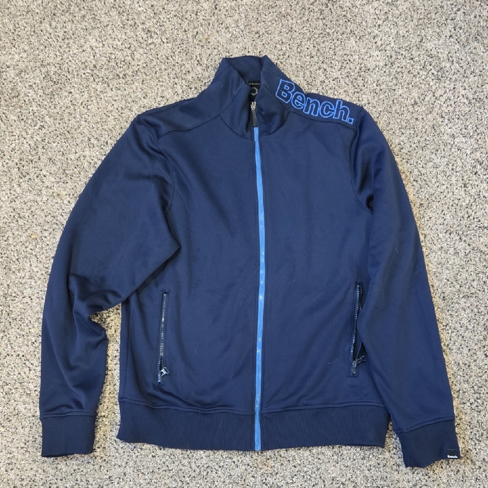 Bench Navy Blue Track Jacket